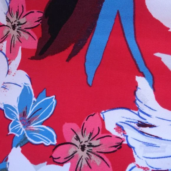 Jennifer Lopez dress floral print high low cut out detail sleeveless XS - Picture 7 of 16